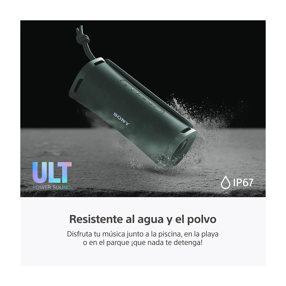 Sony ULT FIELD 1 Bocina Portátil Bluetooth Waterproof | ULT Bass | 12H | IP67 | Verde