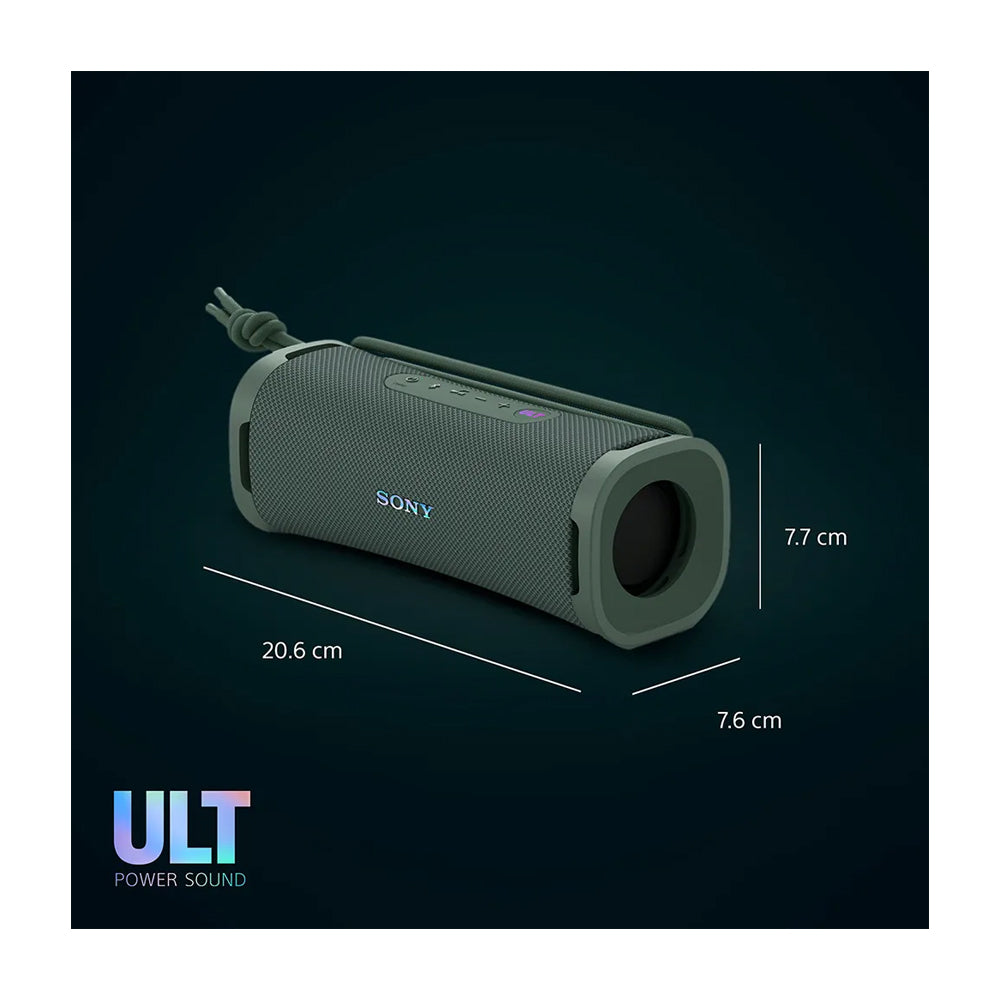 Sony ULT FIELD 1 Bocina Portátil Bluetooth Waterproof | ULT Bass | 12H | IP67 | Verde