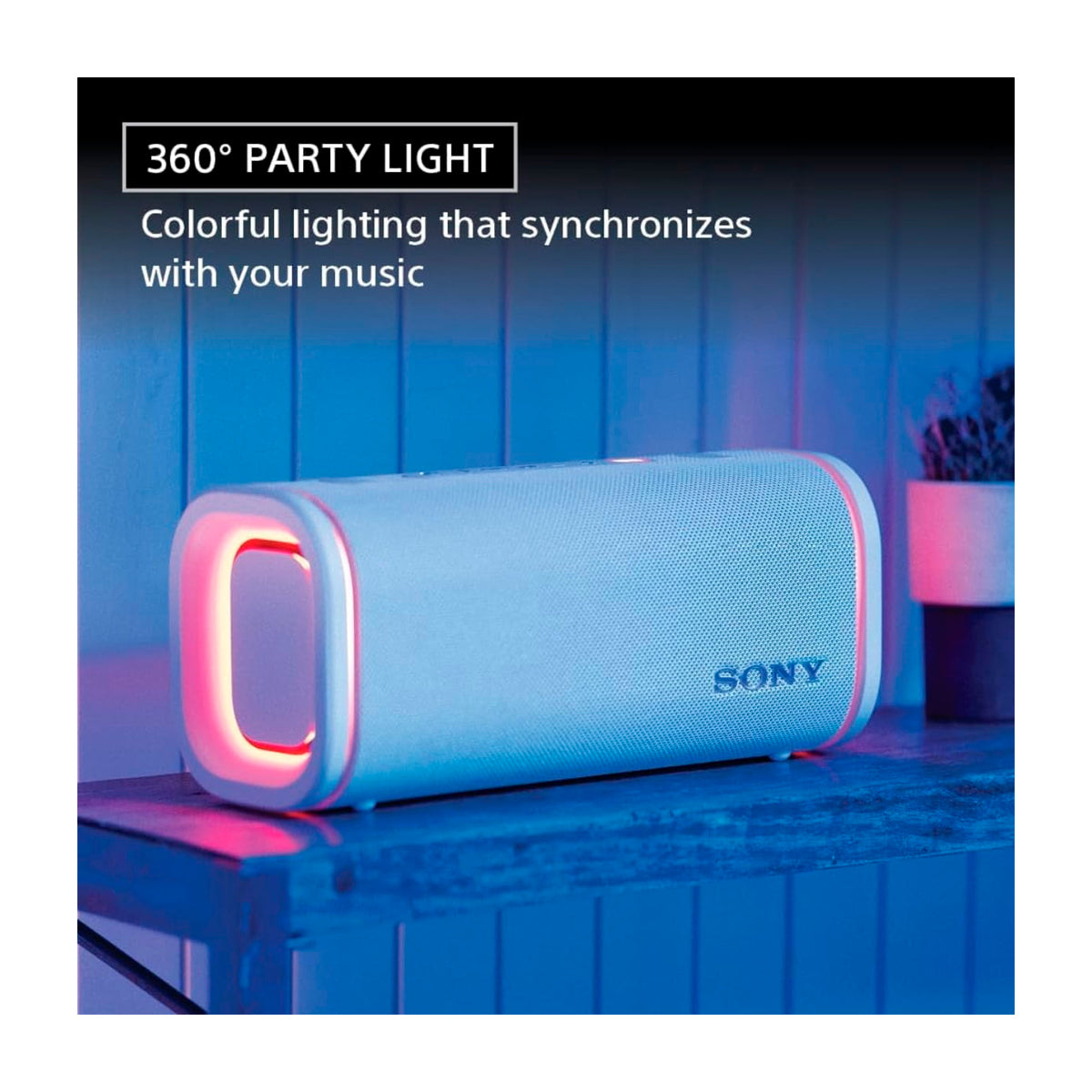 Sony ULT FIELD 5 Bocina Portátil Bluetooth Waterproof | ULT Bass | 25H | IP67 | Negro