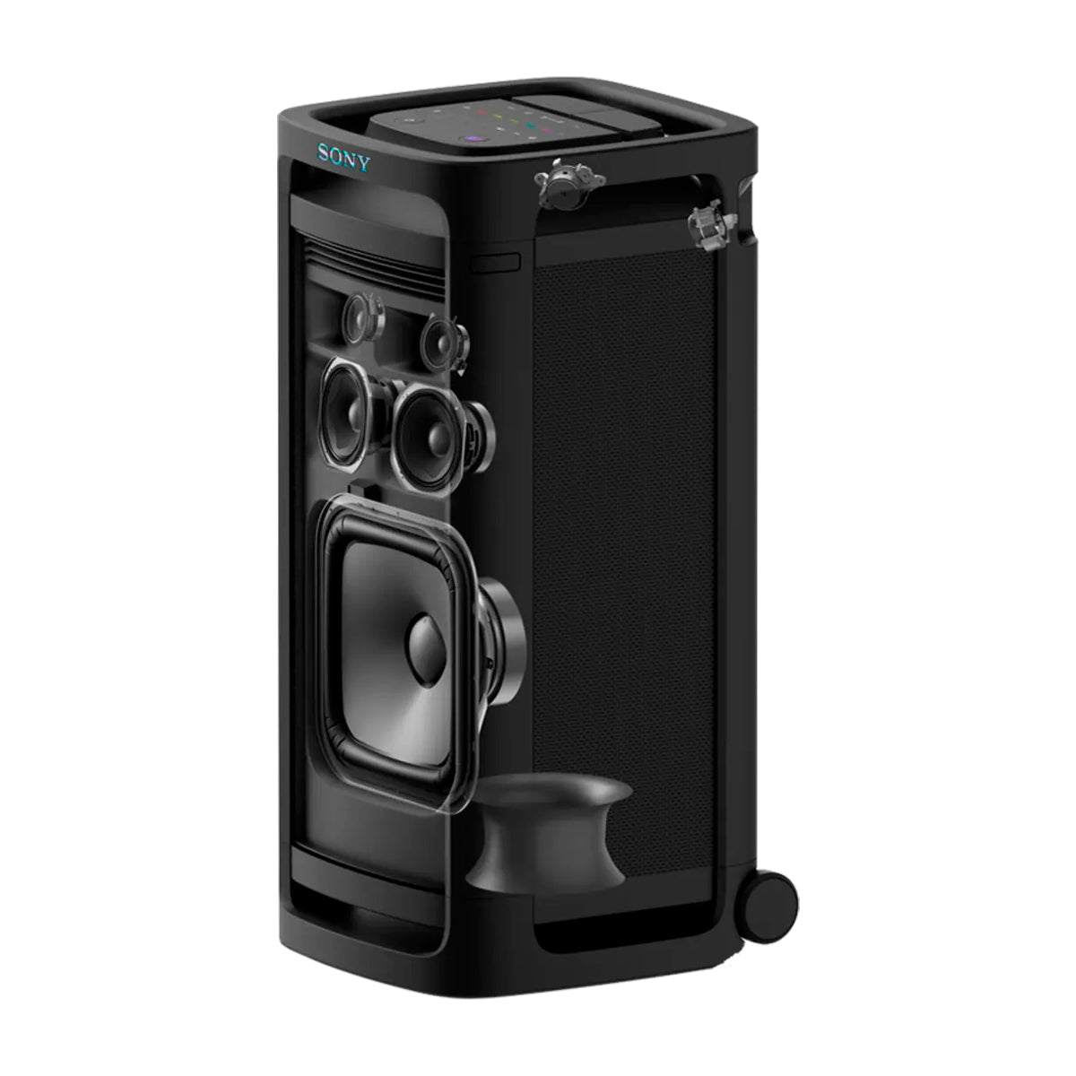 Sony ULT TOWER 9AC Equipo de Sonido | LDAC | X-Balanced | Sonido 360° | ULT Bass Boost | Luces LED | Bluetooth