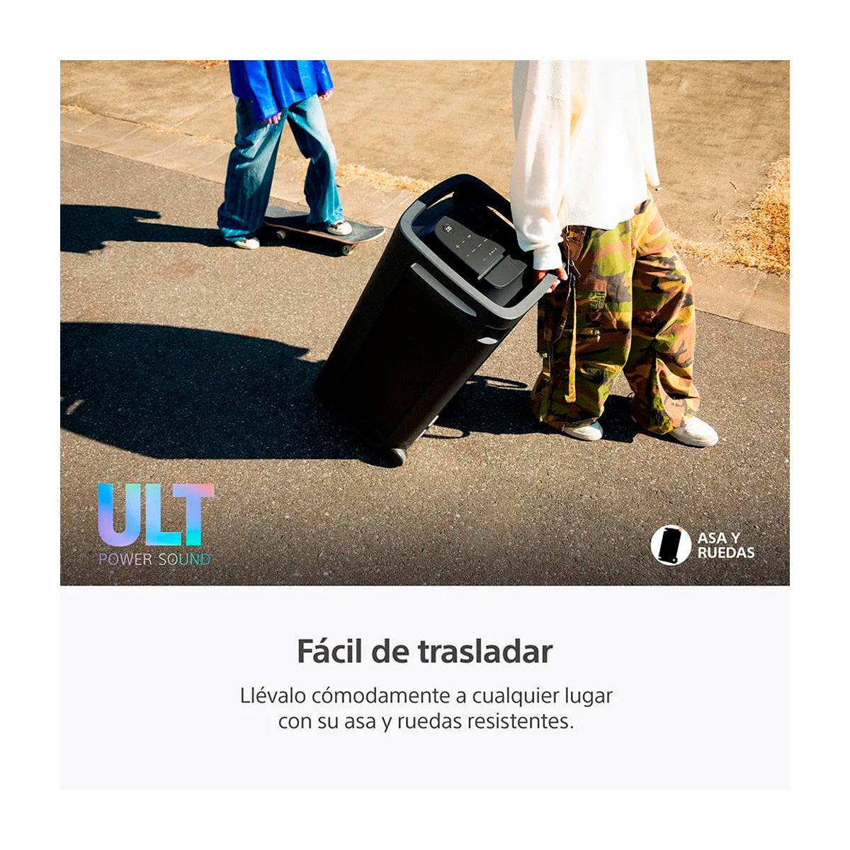 Sony ULT TOWER 9AC Equipo de Sonido | LDAC | X-Balanced | Sonido 360° | ULT Bass Boost | Luces LED | Bluetooth