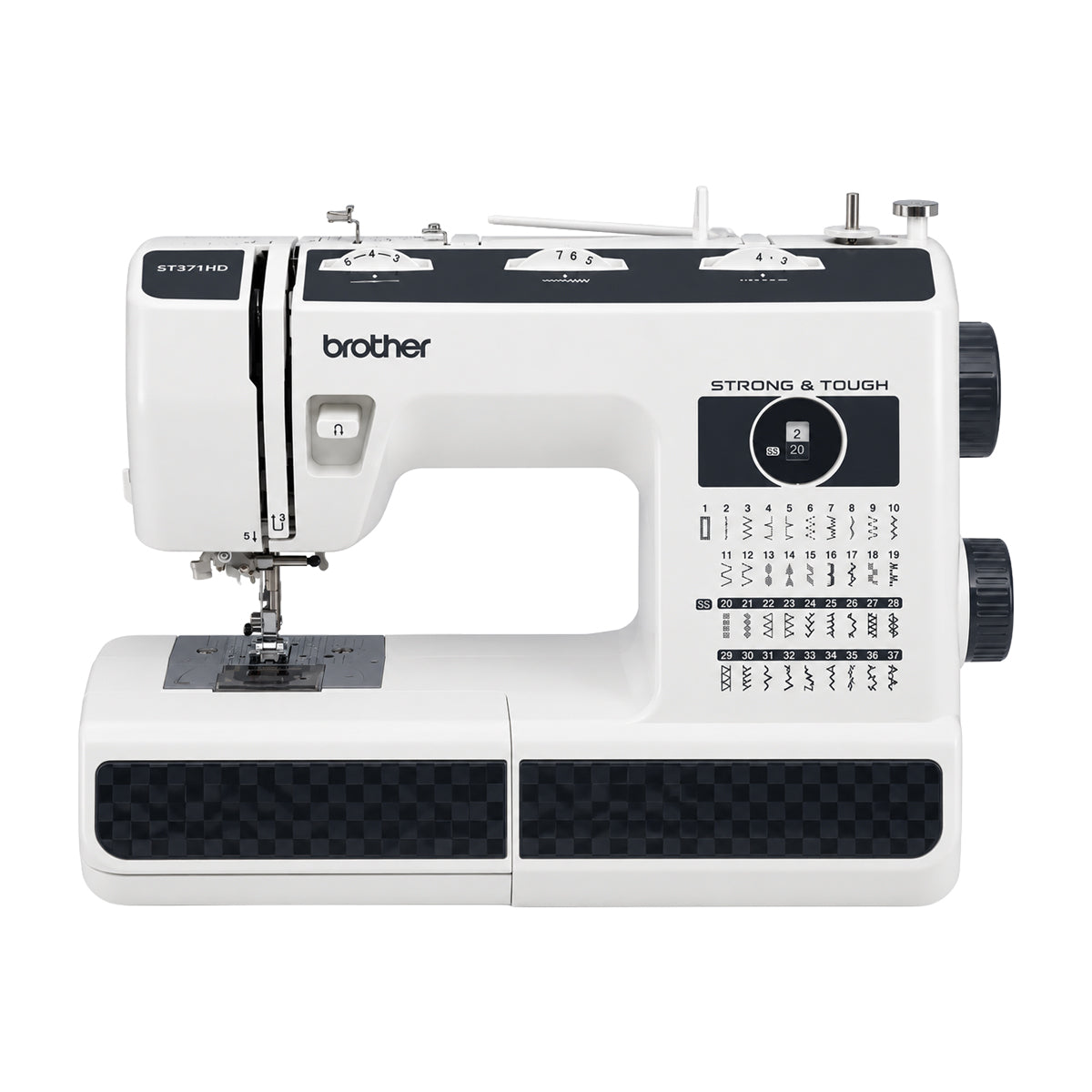 Brother Máquina de Coser de 37 Puntadas | Ojal de 1 Paso | Blanco
