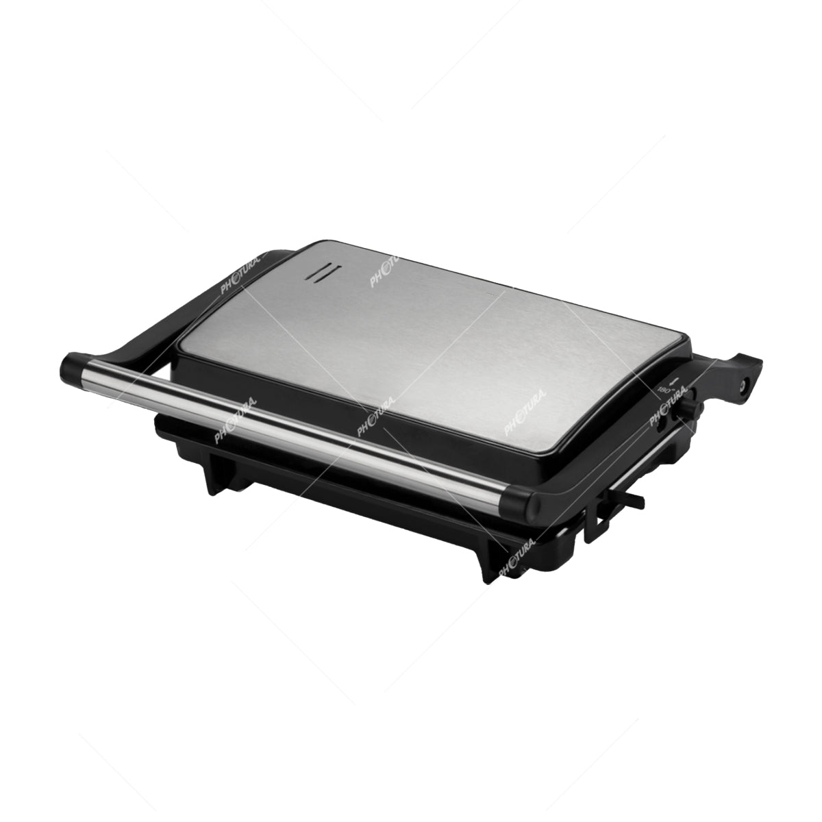 Sankey Sandwichera Panini Grill | Antiadherente | Mango con Aislamiento Térmico | 750W | Negro