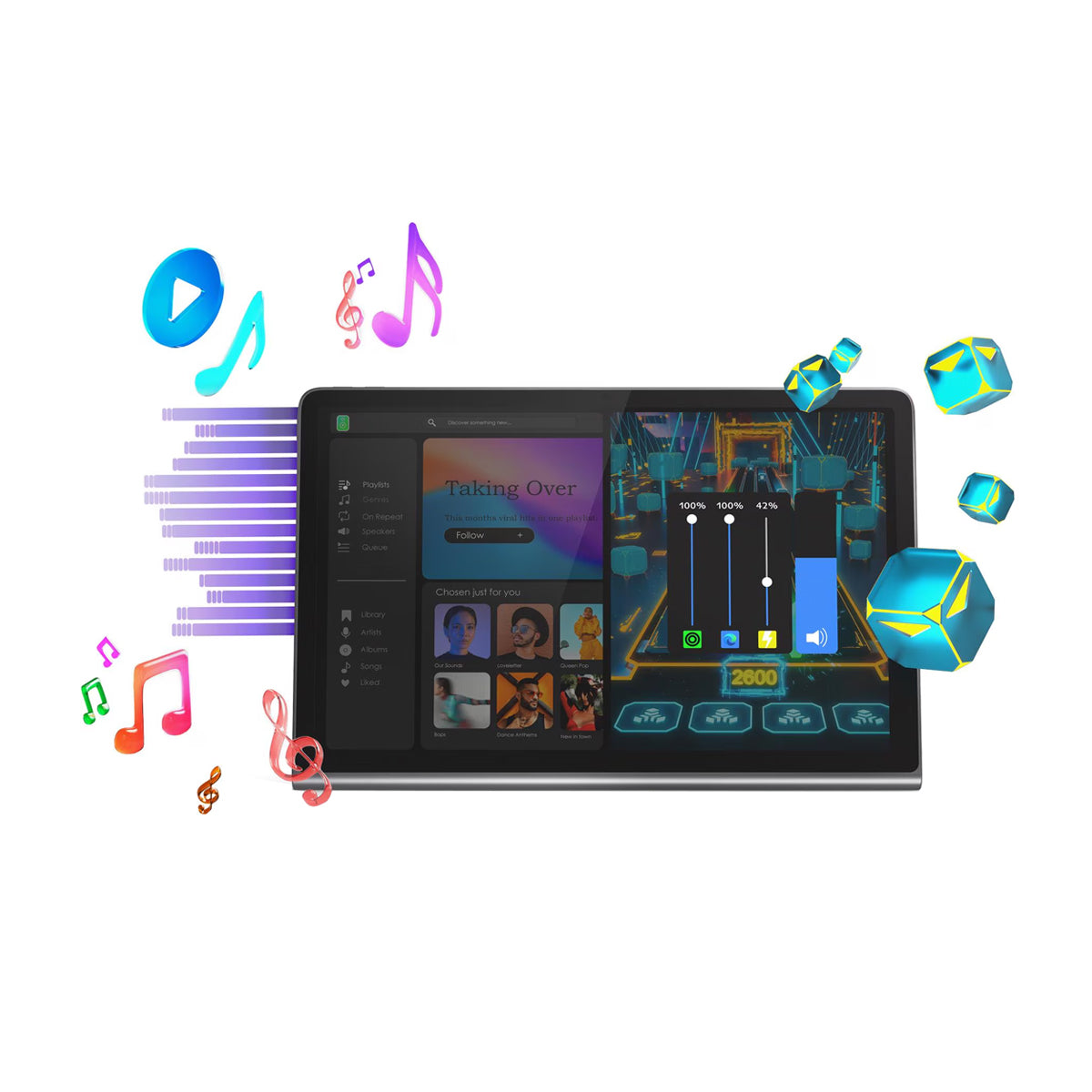 Lenovo Tab Plus Tablet 2K de 11.5" | 128GB | WiFi | Gris