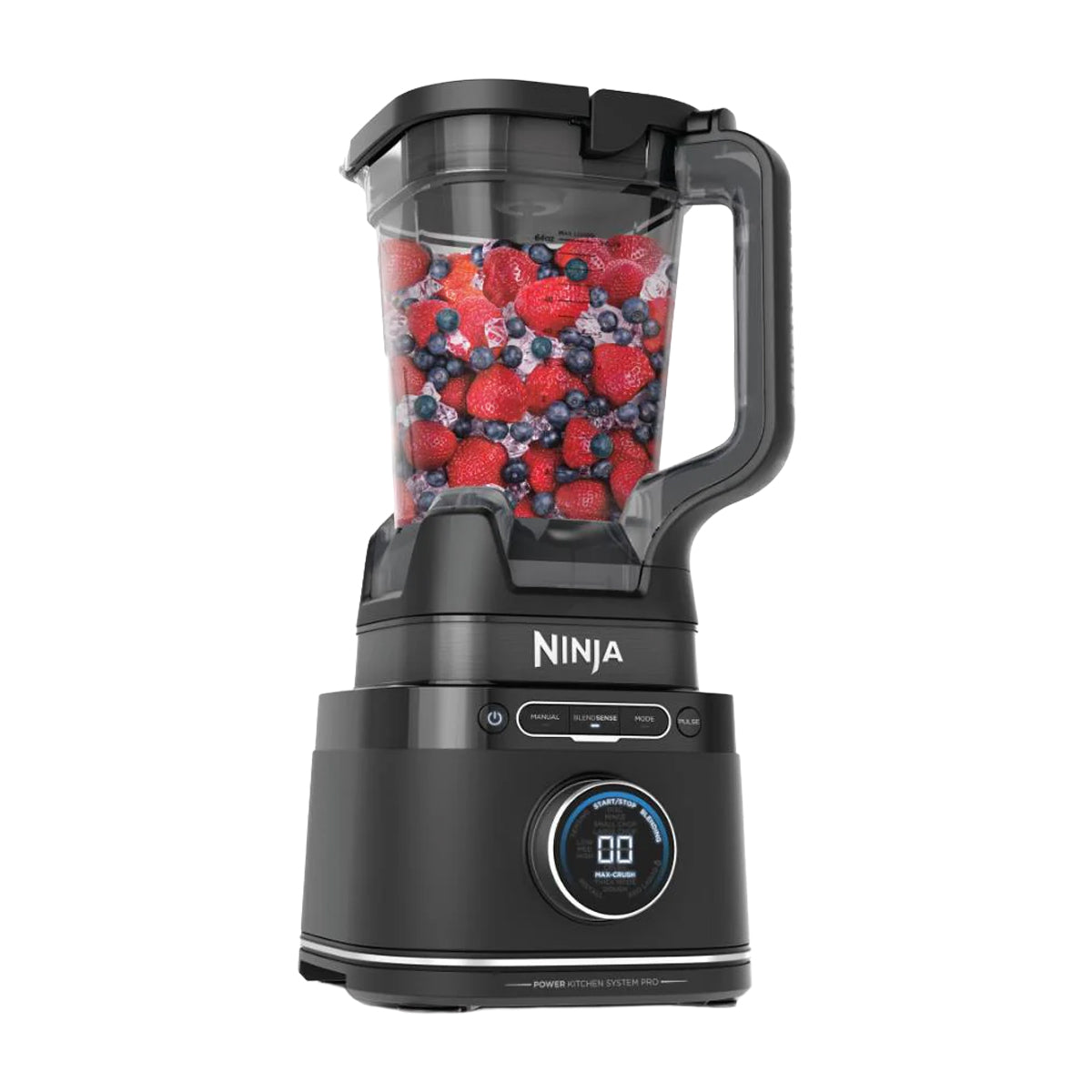 Ninja Detect Power Blender Licuadora de 10 Velocidades | BlendSense | Tecnología Total Crushing | Pulso | Procesador de Alimentos Pro | 0.7L & 2.1L | 1800W | Negro