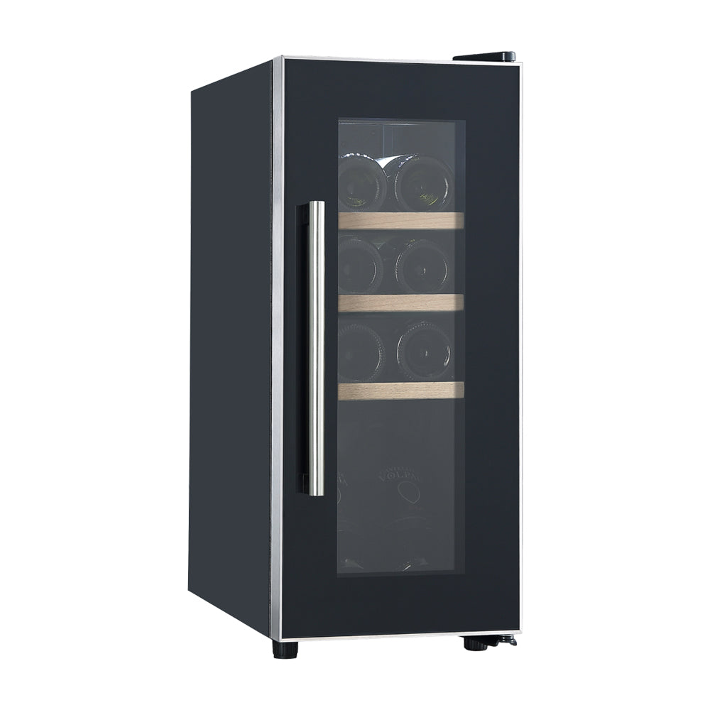 Drija Tempranillo 8 Vinera de Compresor de 8 Botellas | Rejillas de Madera Deslizables