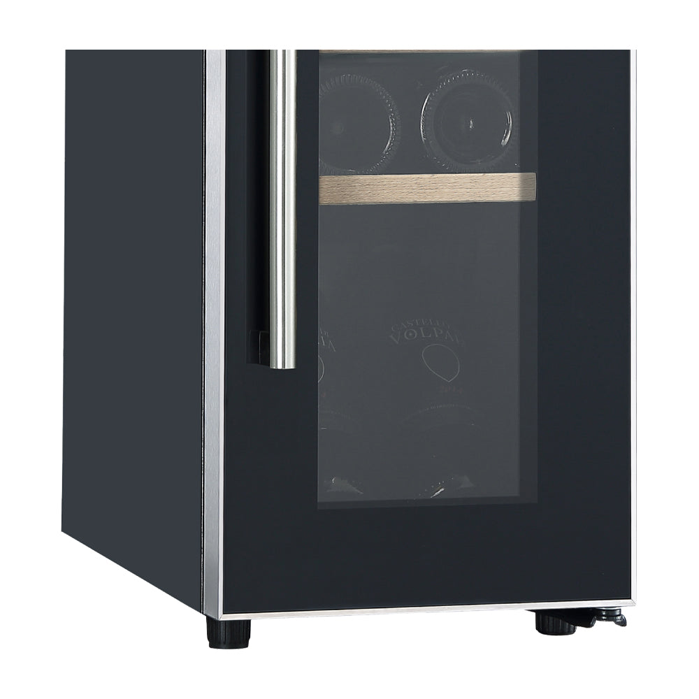 Drija Tempranillo 8 Vinera de Compresor de 8 Botellas | Rejillas de Madera Deslizables