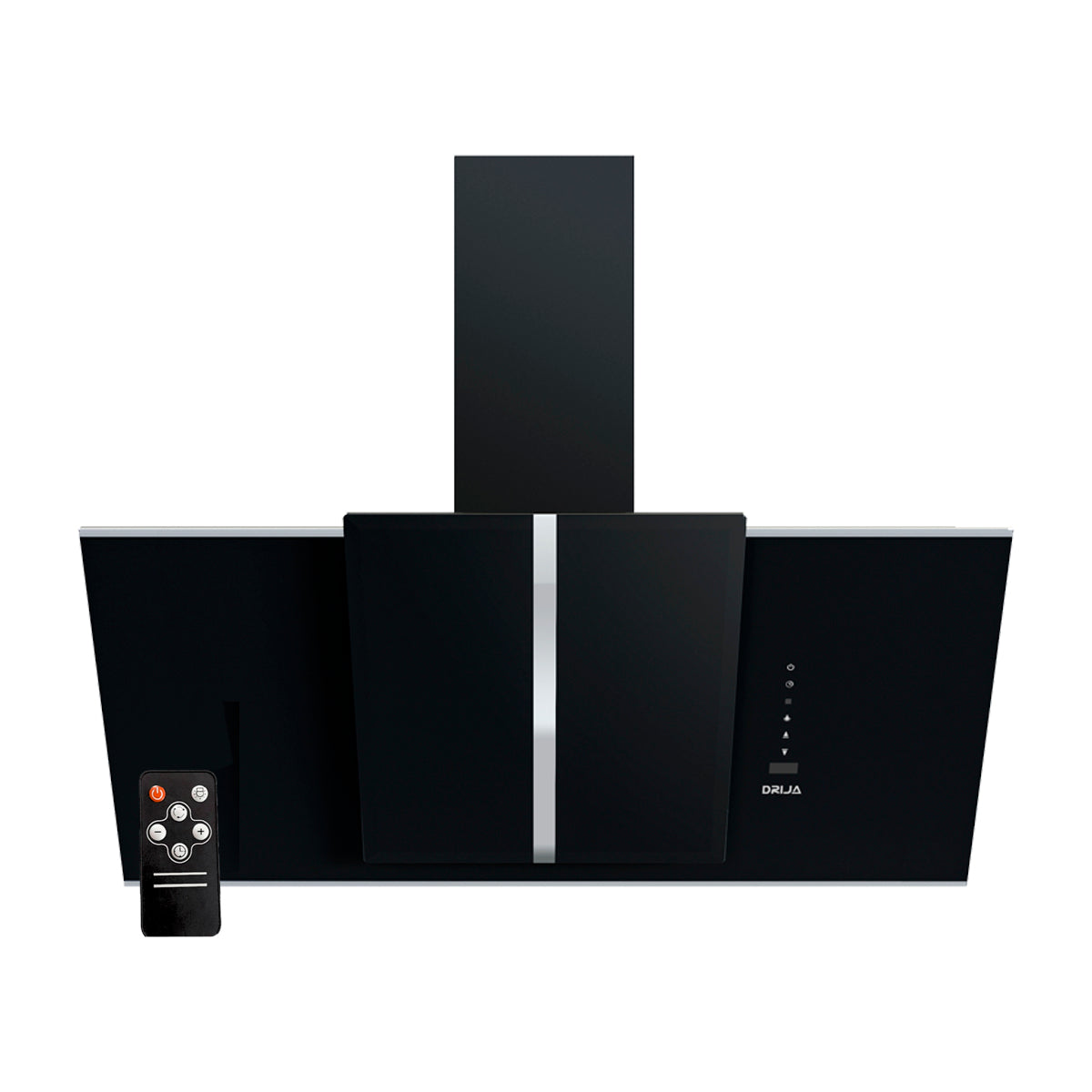 Drija Triangolo 90 Extractor de Grasa | Tipo Chimenea | 3 Velocidades | Panel Táctil | Control Remoto | 2 Filtros de Carbón | 1 Filtro de Aluminio | 650m3/H