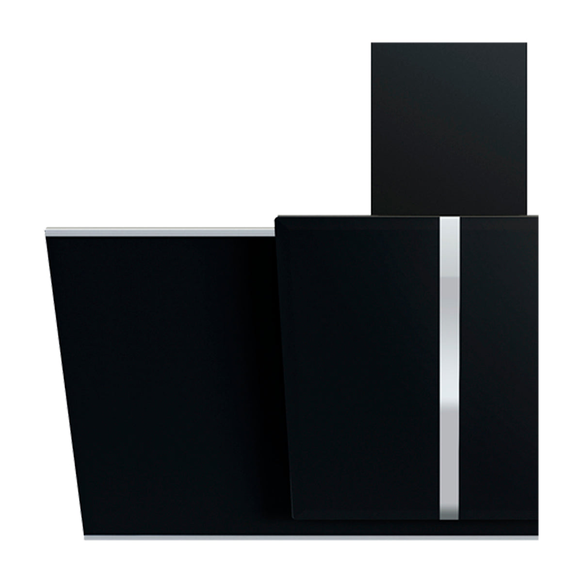 Drija Triangolo 90 Extractor de Grasa | Tipo Chimenea | 3 Velocidades | Panel Táctil | Control Remoto | 2 Filtros de Carbón | 1 Filtro de Aluminio | 650m3/H