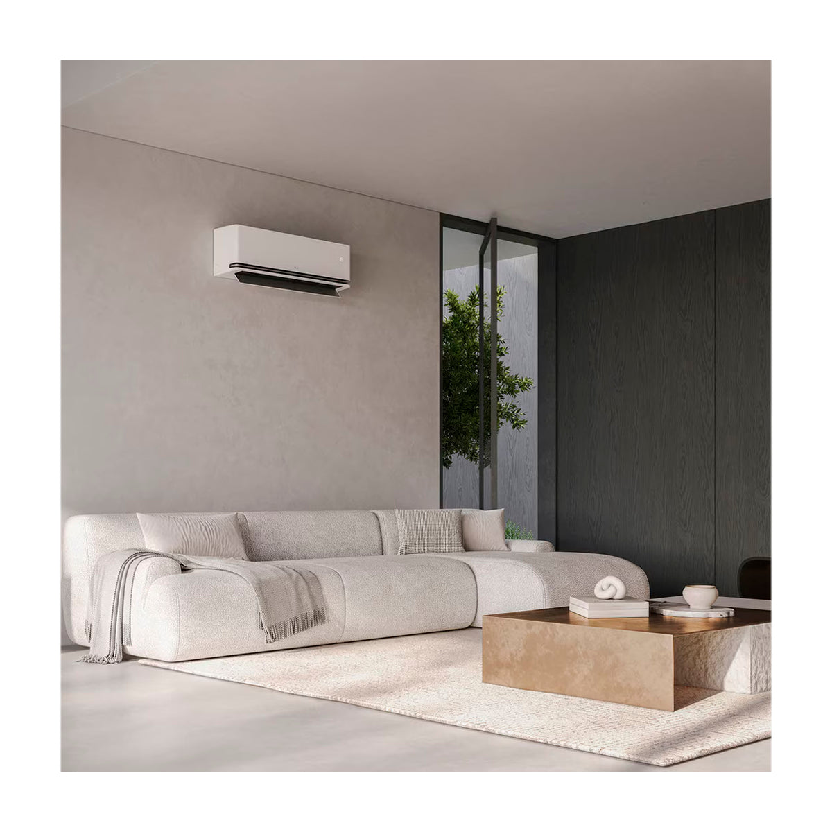 LG Aire Acondicionado Split Dual Inverter 18,400 BTU | SEER 21.6 | DUALCOOL | Smart ThinQ WiFi | Ionizer | AI Air | Soft Air | Modo Silencioso | 220v