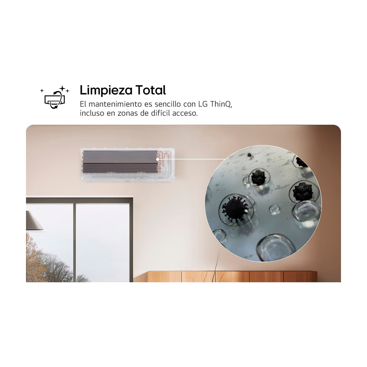 LG Aire Acondicionado Split DUAL Inverter 22,500 BTU | SEER 21.5 | DUALCOOL | WiFi | ThinQ | AI Air | Soft Air | kW Manager | Auto Clean+ | 220v