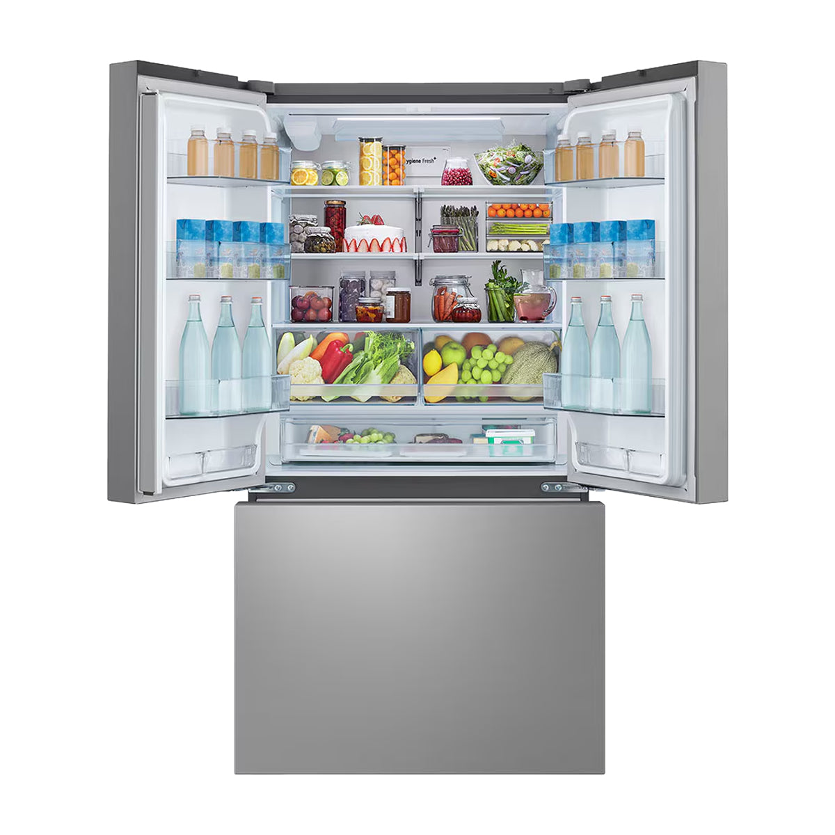 LG Refrigeradora French Door Smart Inverter de 3 Puertas | Linear Cooling | Multi Air Flow | 21.54p3