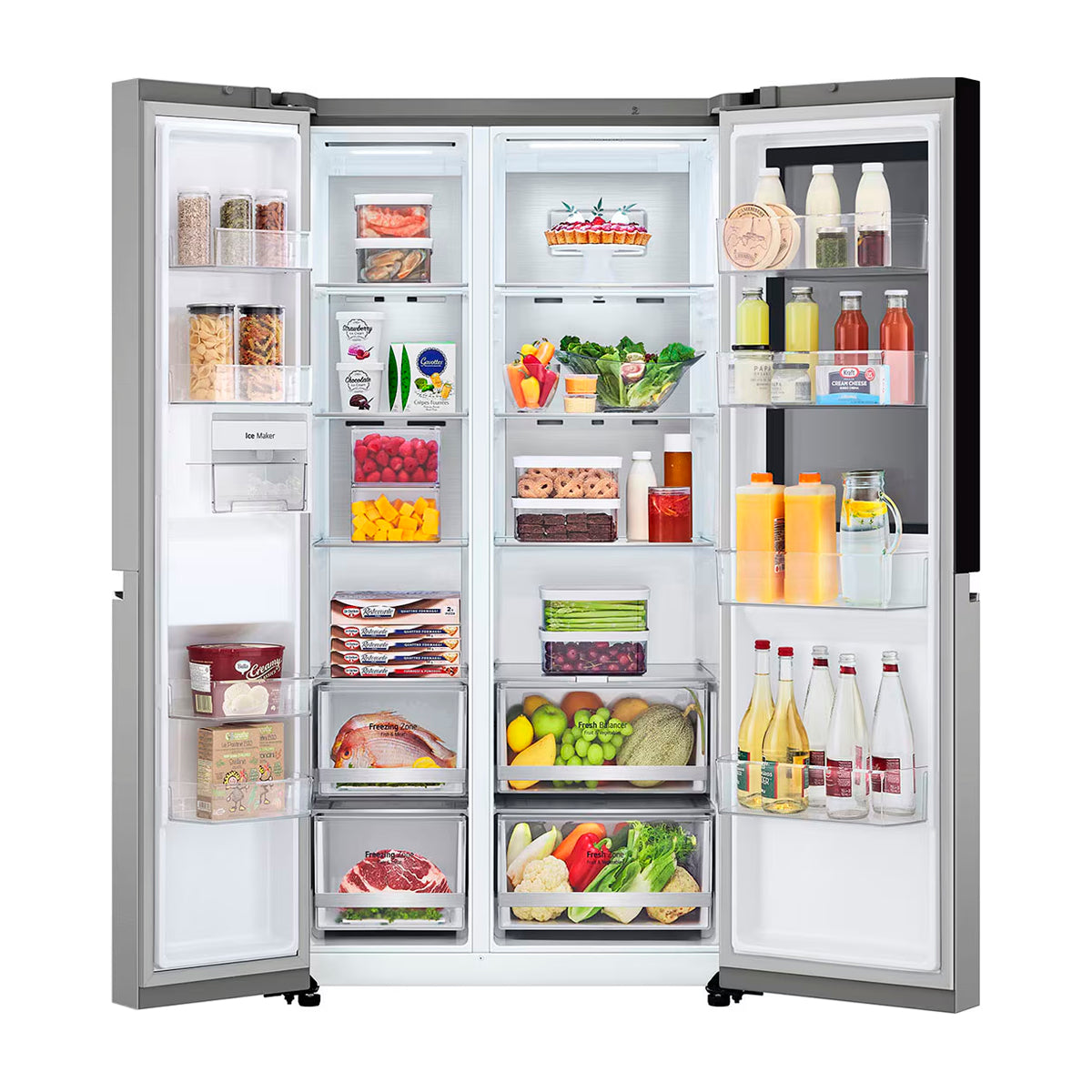 LG Refrigeradora Side By Side InstaView Door-In-Door Linear Inverter | ThinQ | Linear/Door Cooling | Multi Air Flow | Hygiene Fresh+ | 23.13p3