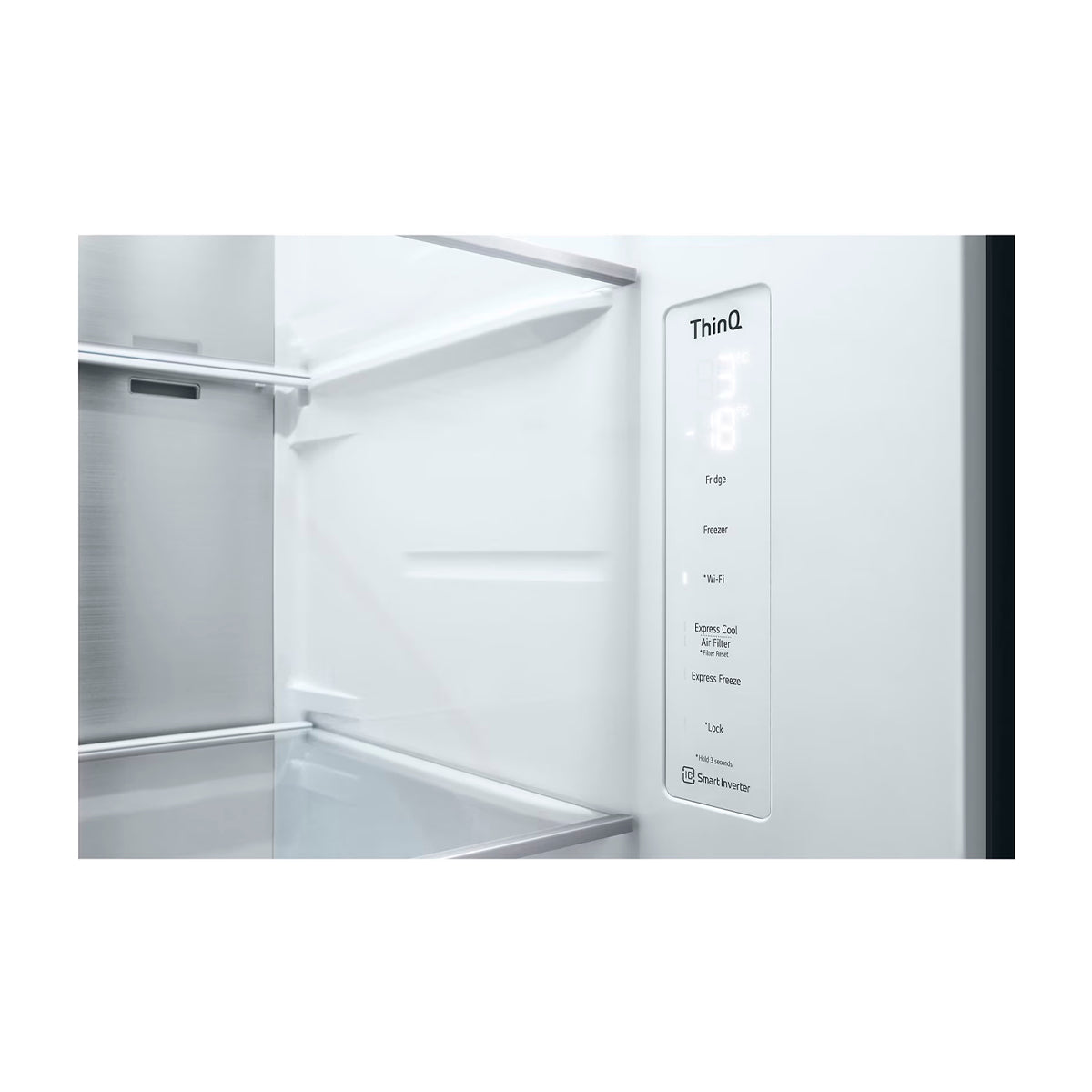 LG Refrigeradora Side By Side InstaView Door-In-Door Linear Inverter | ThinQ | Linear/Door Cooling | Multi Air Flow | Hygiene Fresh+ | 23.13p3