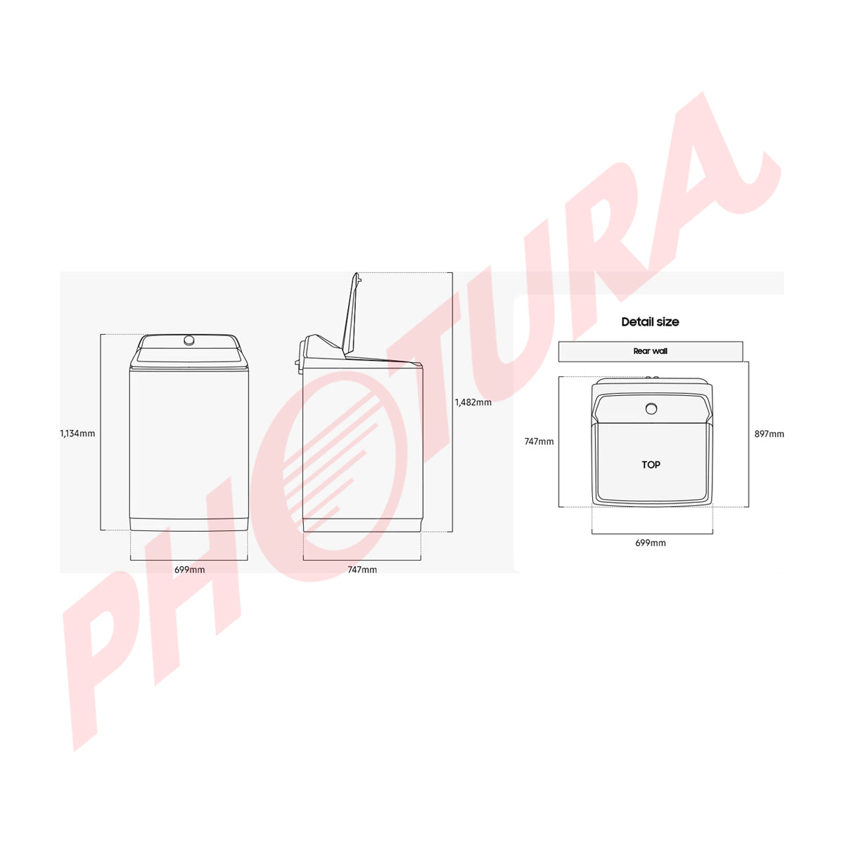 Samsung Lavadora Automática Digital Inverter de Carga Superior | Super Speed | Self Clean | VRT Plus | 26kg