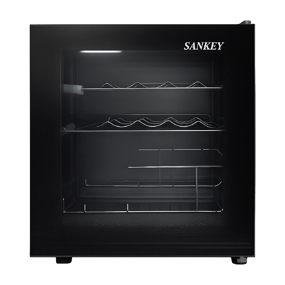 Sankey Enfriador de Vino de 1.52p3 | Control de Temperatura | 3 Rejillas Removibles
