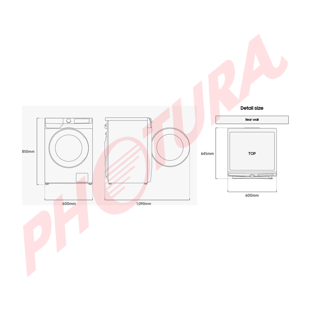 Samsung Lavadora Secadora Eléctrica 2-en-1 Digital Inverter de Carga Frontal | AI Control | AI Ecobubble | Air Wash | VRT Plus | 11kg