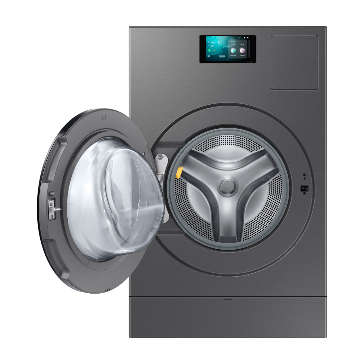 Samsung BESPOKE AI Lavadora Secadora Eléctrica 2-en-1 Digital Inverter de Carga Frontal | AI Opti Wash | AI Optimal Dry | VRT Plus | 26kg | Gris