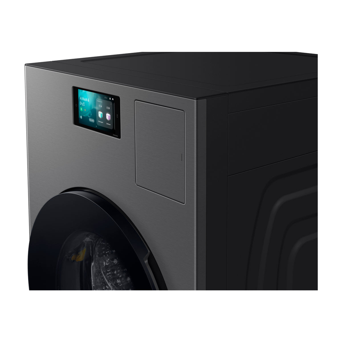 Samsung BESPOKE AI Lavadora Secadora Eléctrica 2-en-1 Digital Inverter de Carga Frontal | AI Opti Wash | AI Optimal Dry | VRT Plus | 26kg | Gris