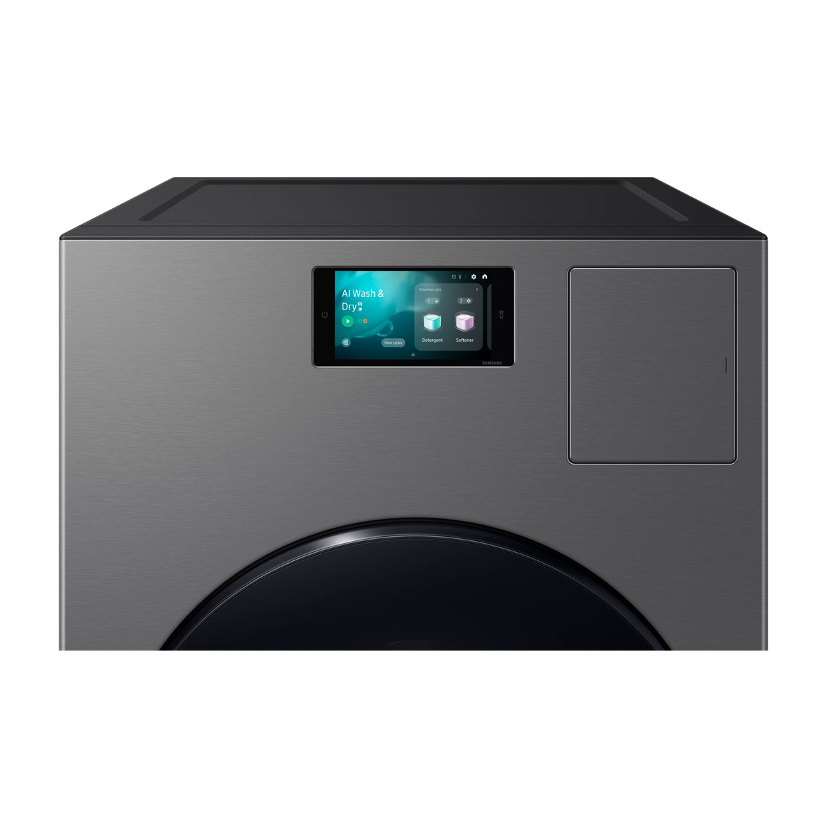 Samsung BESPOKE AI Lavadora Secadora Eléctrica 2-en-1 Digital Inverter de Carga Frontal | AI Opti Wash | AI Optimal Dry | VRT Plus | 26kg | Gris