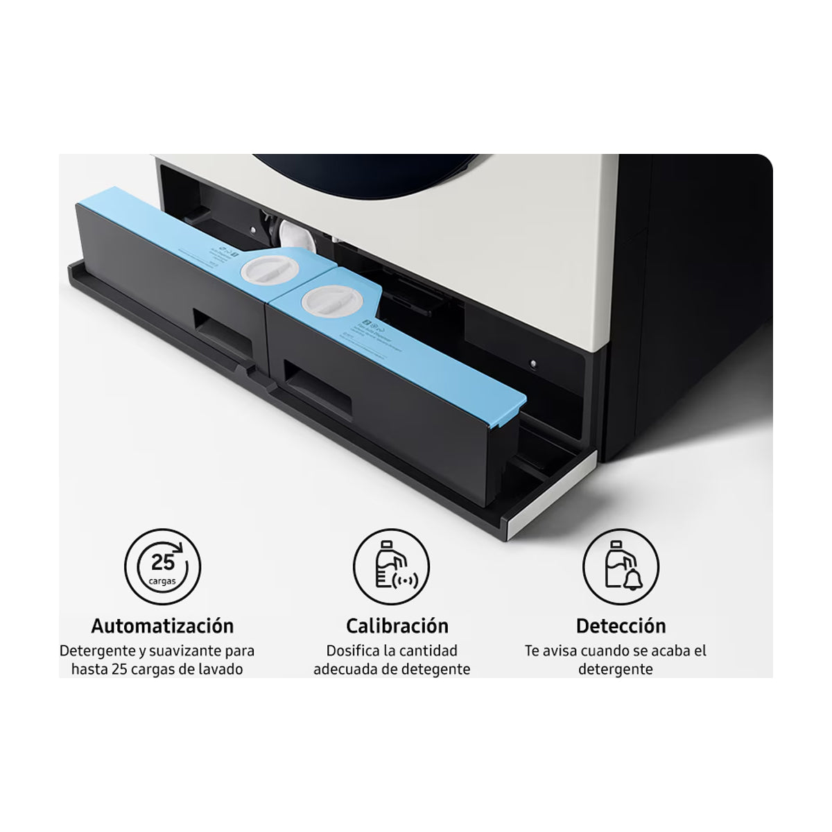 Samsung BESPOKE AI Lavadora Secadora Eléctrica 2-en-1 Digital Inverter de Carga Frontal | AI Opti Wash | AI Optimal Dry | VRT Plus | 26kg | Satin Greige