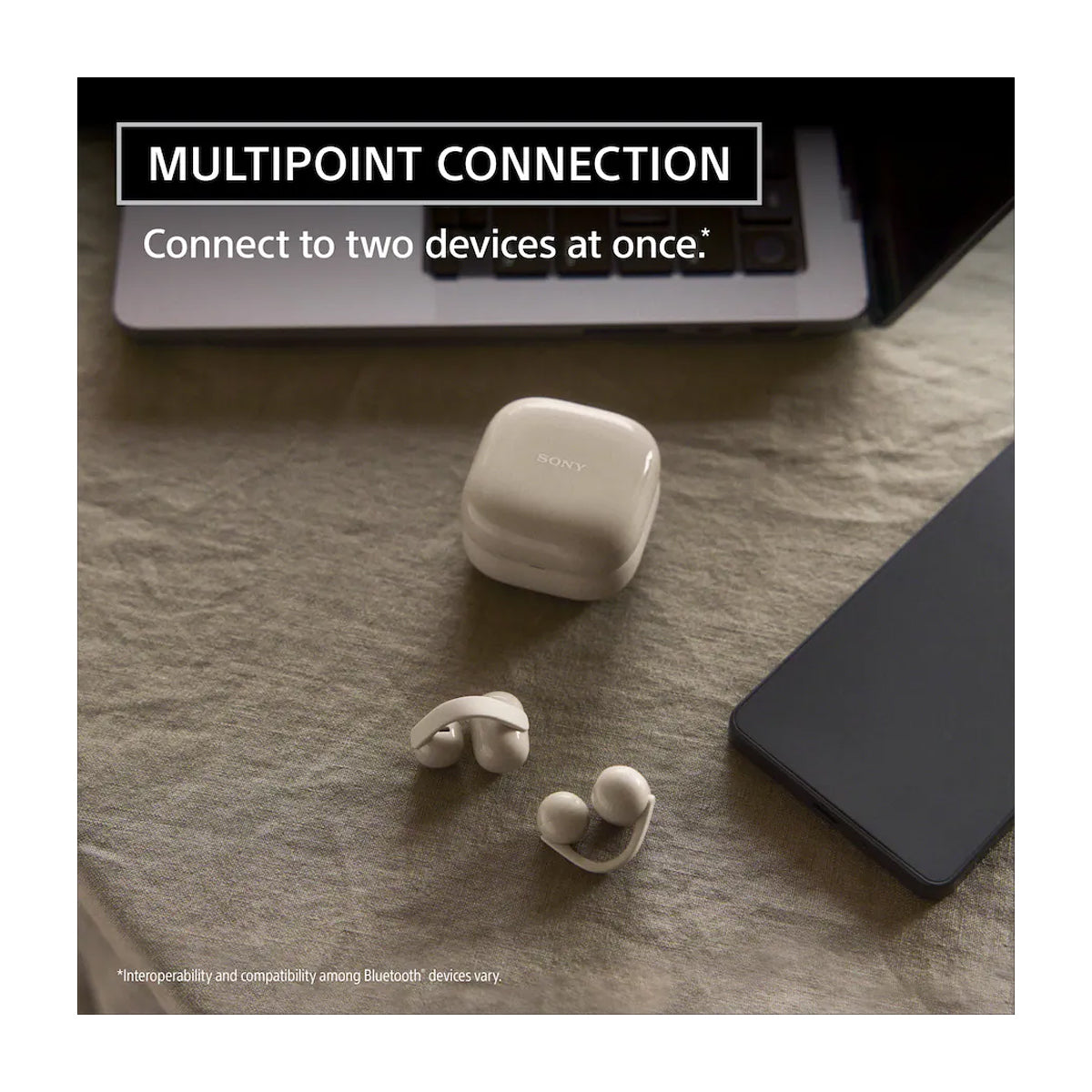 Sony WF-LC900 LinkBuds Clip True Wireless Audífonos Inalámbricos Bluetooth | Verde