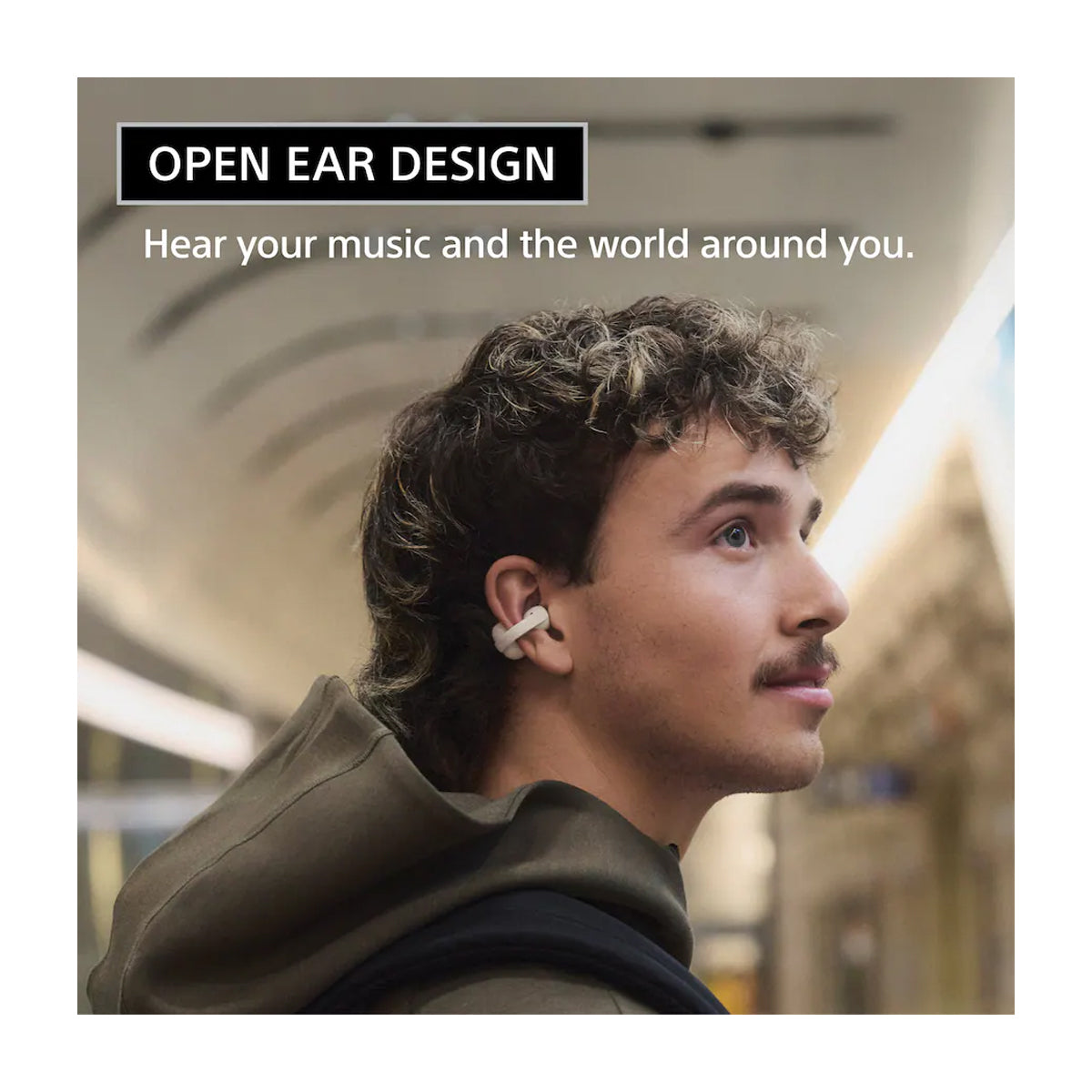 Sony WF-LC900 LinkBuds Clip True Wireless Audífonos Inalámbricos Bluetooth | Lavanda