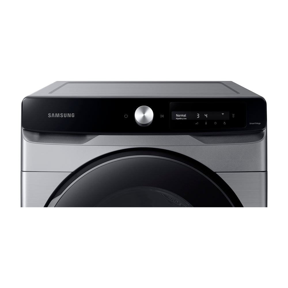 Samsung Combo Lavadora Automática Digital Inverter y Secadora a Gas de Carga Frontal | MultiControl | AI Control | VRT Plus | 22kg | Gris