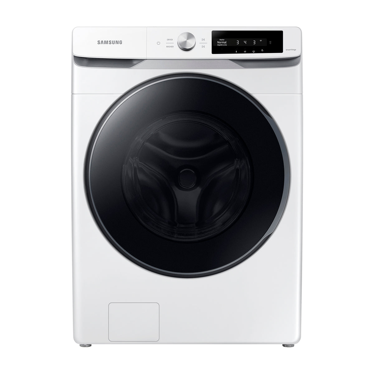 Samsung Combo Lavadora Automática Digital Inverter y Secadora a Gas de Carga Frontal | MultiControl | AI Control | VRT Plus | 22kg | Blanco