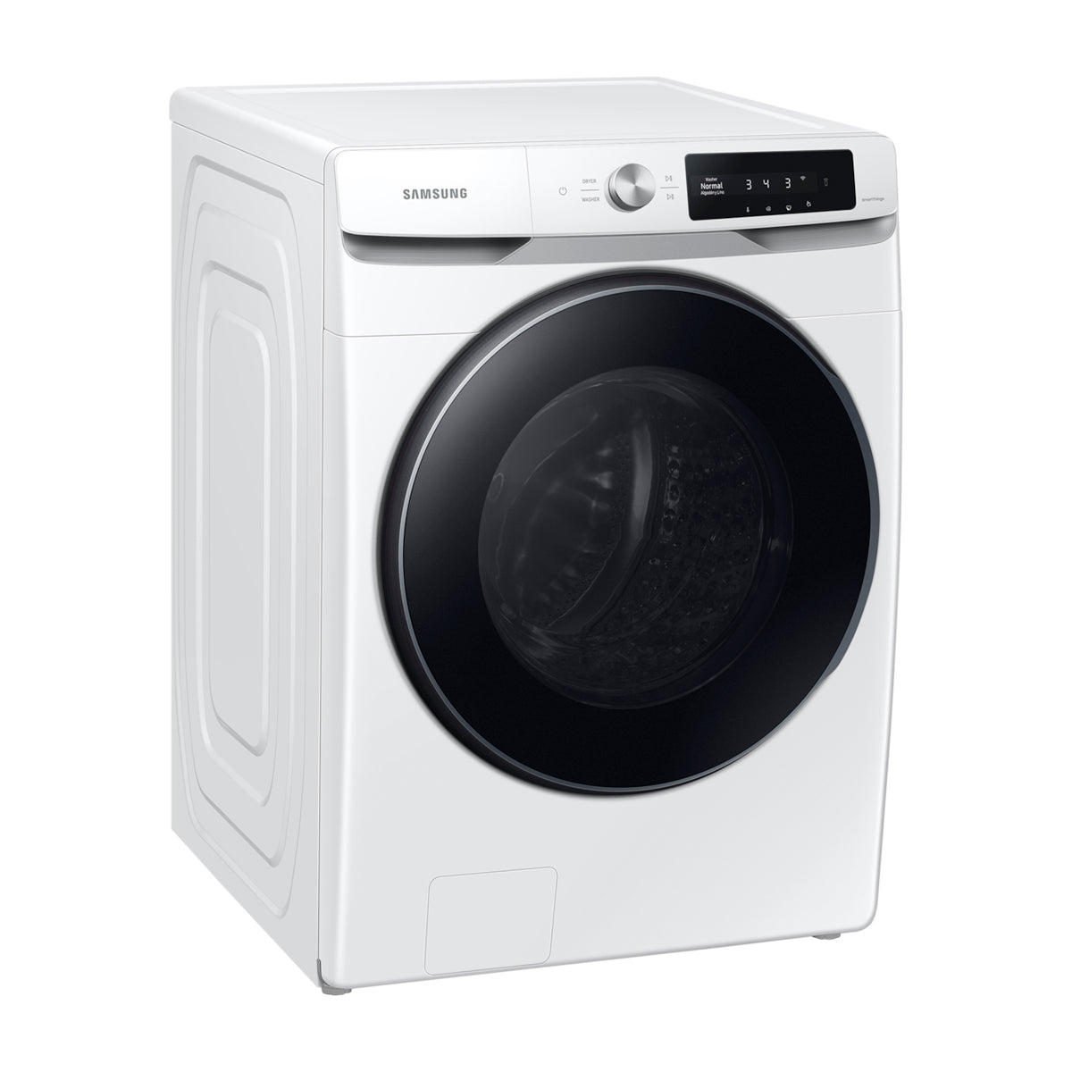 Samsung Combo Lavadora Automática Digital Inverter y Secadora Eléctrica de Carga Frontal | MultiControl | AI Control | VRT Plus | 22kg | Blanco