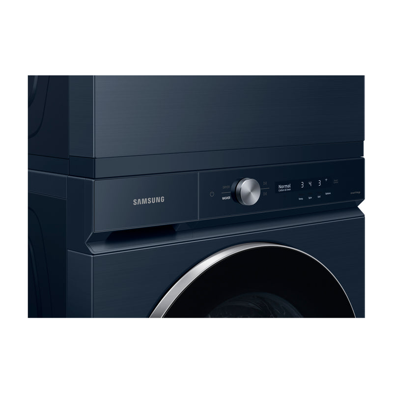Samsung BESPOKE Combo Lavadora Automática Digital Inverter y Secadora a Gas de Carga Frontal | OptiWash | MultiControl | AI Control | VRT Plus | 26kg | Brushed Navy