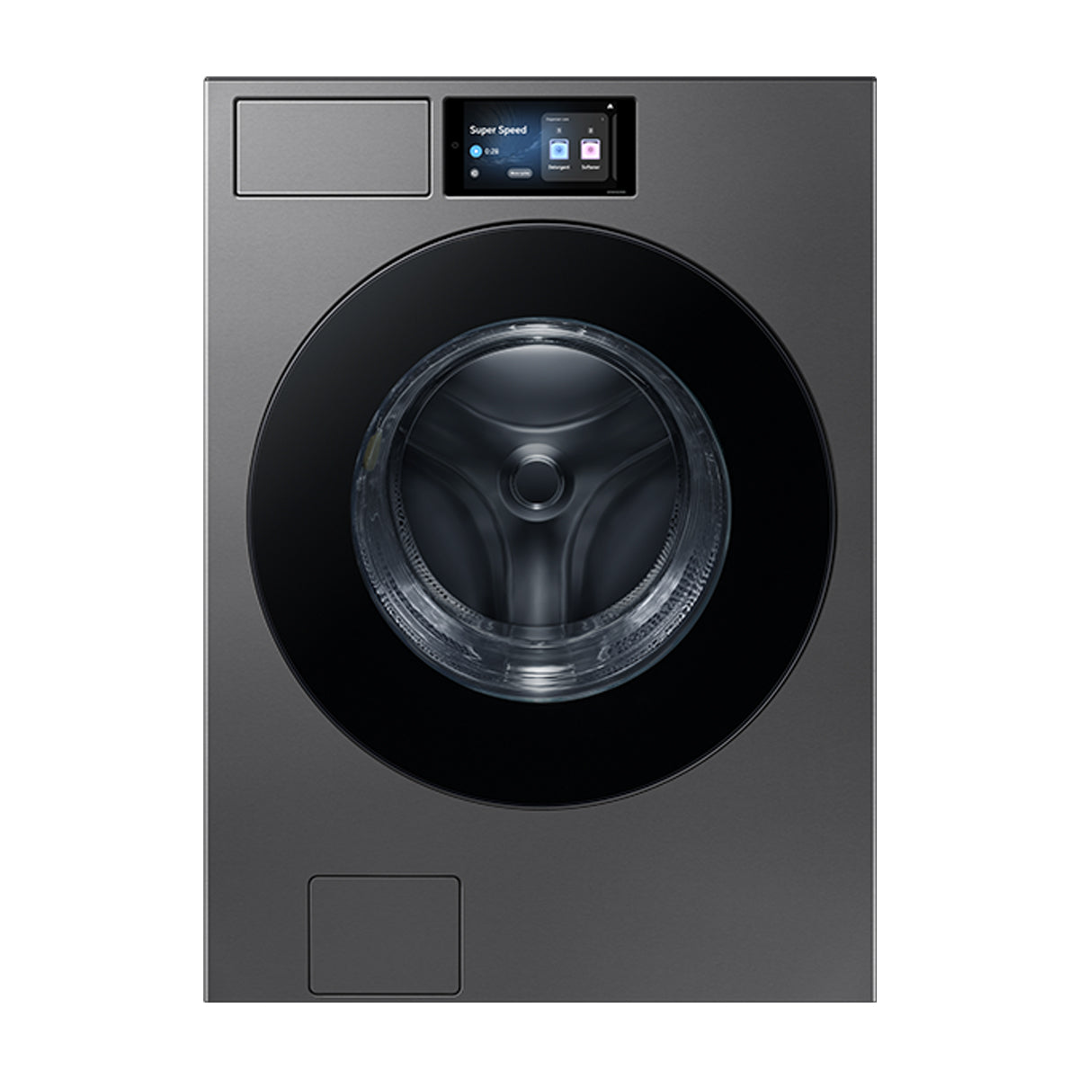 Samsung BESPOKE AI Combo Lavadora Automática Digital Inverter de 26kg y Secadora a Gas de Carga Frontal de 24kg | AI Opti Wash | AI OptiDry Plus | AI Home | Gris
