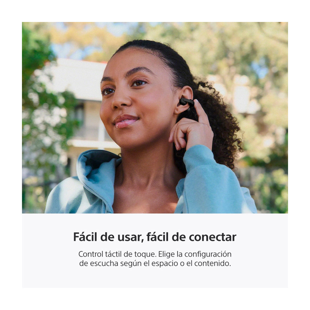 Sony WF-LC900 LinkBuds Clip True Wireless Audífonos Inalámbricos Bluetooth | Negro