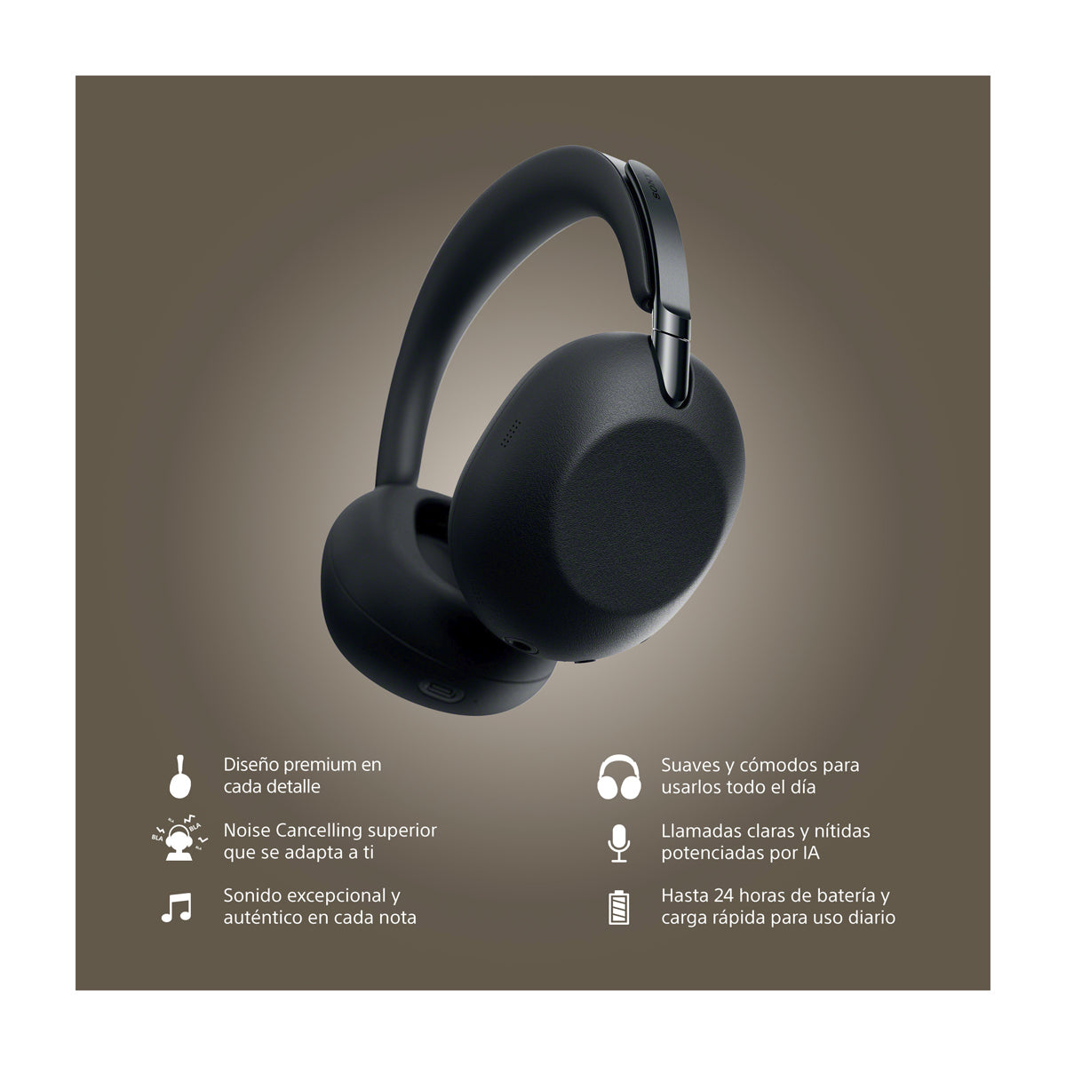 Sony WH-1000XX THE COLLEXION Audífonos Inalámbricos Bluetooth Over-Ear | Noise Cancelling | Negro