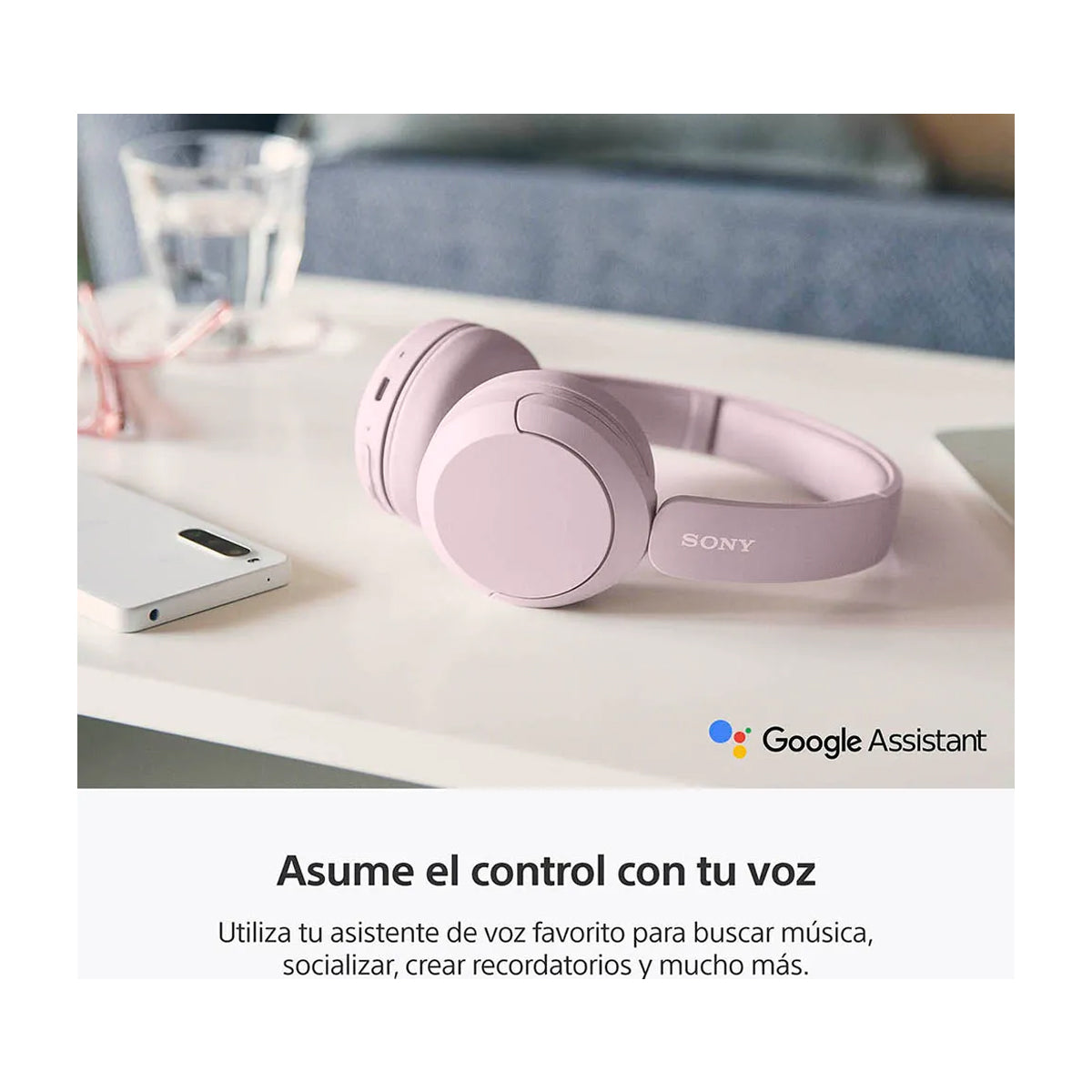 Sony WH-CH520 Audífonos Inalámbricos Bluetooth On-Ear | Rosa