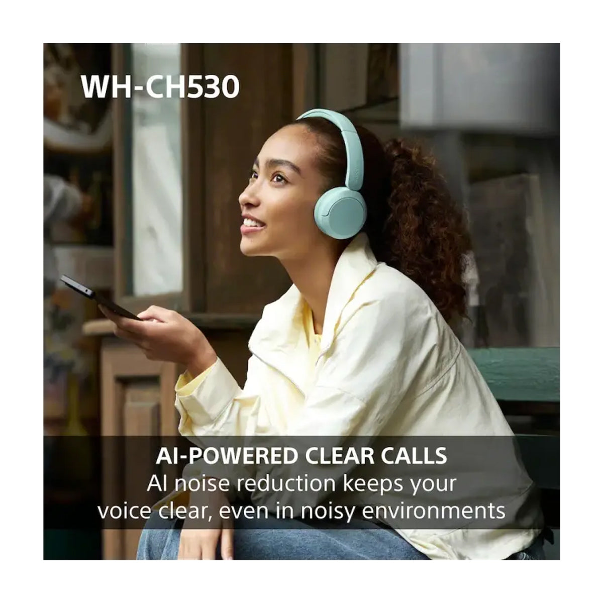 Sony WH-CH530 Audífonos Inalámbricos Bluetooth On-Ear | Verde