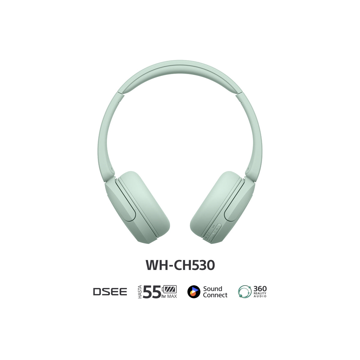 Sony WH-CH530 Audífonos Inalámbricos Bluetooth On-Ear | Verde