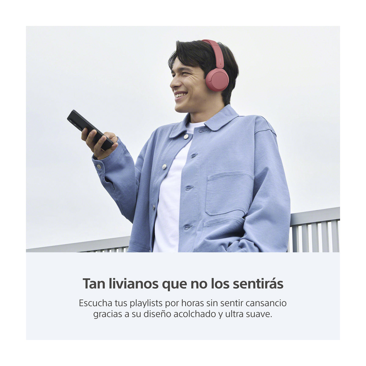 Sony WH-CH530 Audífonos Inalámbricos Bluetooth On-Ear | Coral