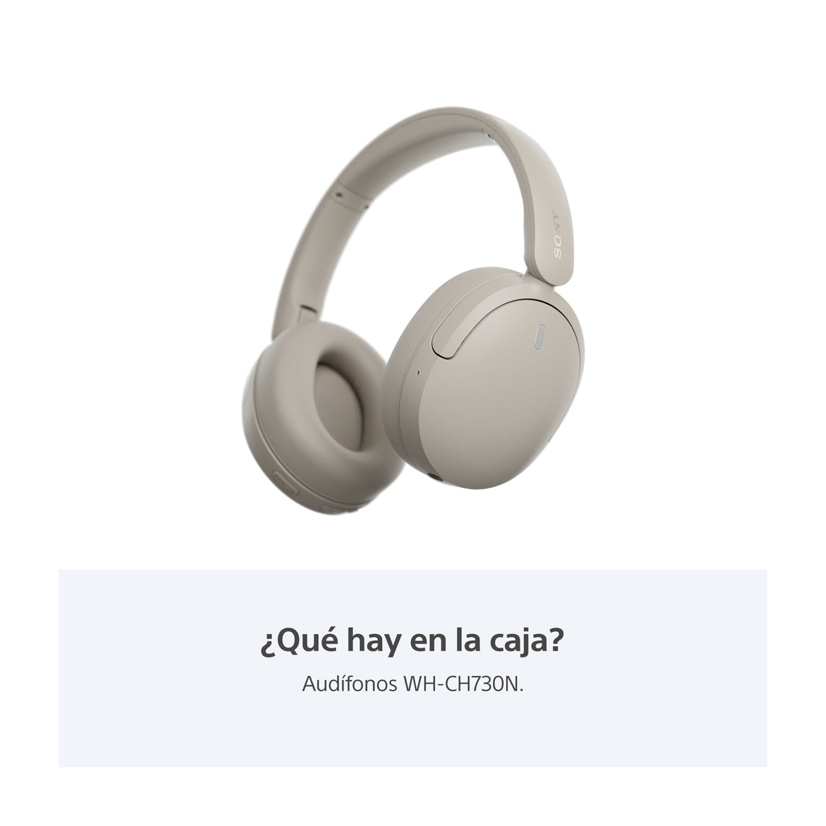 Sony WH-CH730N Audífonos Inalámbricos Bluetooth Over-Ear | Noise Cancelling | Beige