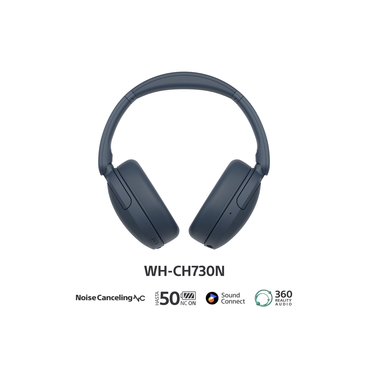 Sony WH-CH730N Audífonos Inalámbricos Bluetooth Over-Ear | Noise Cancelling | Azul