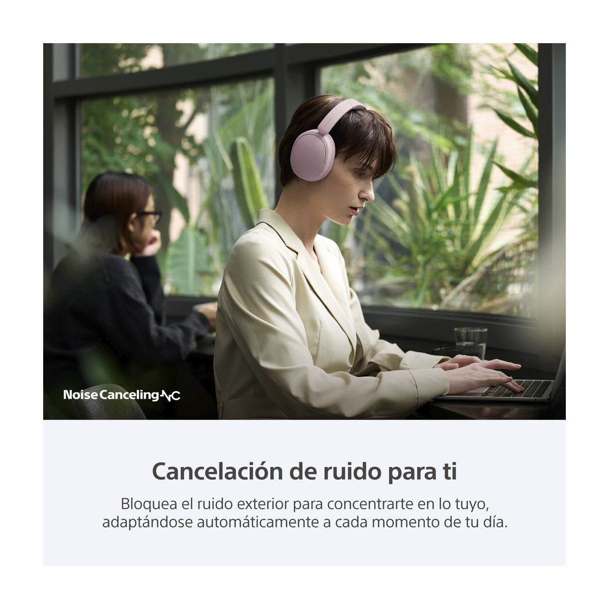 Sony WH-CH730N Audífonos Inalámbricos Bluetooth Over-Ear | Noise Cancelling | Rosa