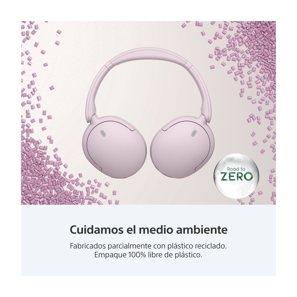 Sony WH-CH730N Audífonos Inalámbricos Bluetooth Over-Ear | Noise Cancelling | Rosa