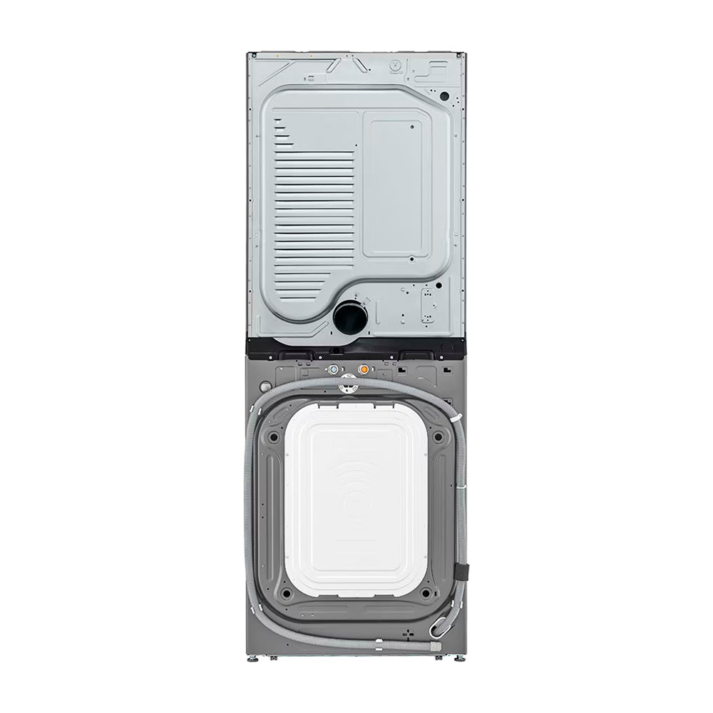 LG WashTower Torre de Lavado Eléctrico Inverter Direct Drive de Carga Frontal | AI DD | AI Sensor Dry | AI ThinQ | 22kg | Plateado