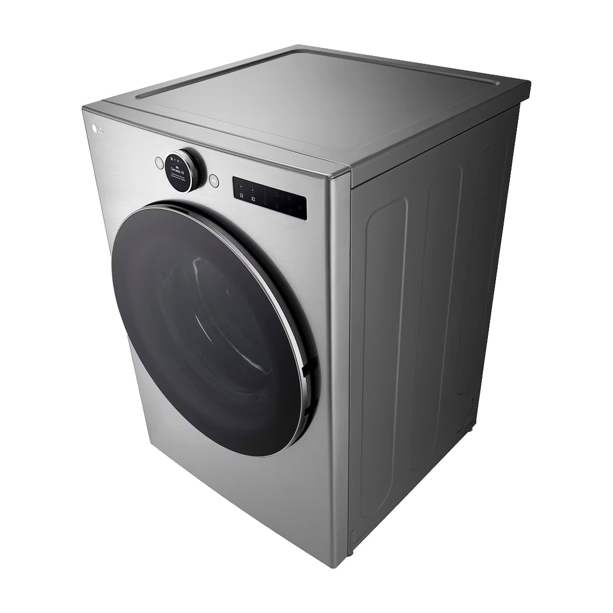 LG Combo Lavadora Automatica Inverter Direct Drive de 23kg y Secadora a Gas de Carga Frontal de 22kg | AI DD | ThinQ | 6 Motion DD | Turbo Wash | Plateado