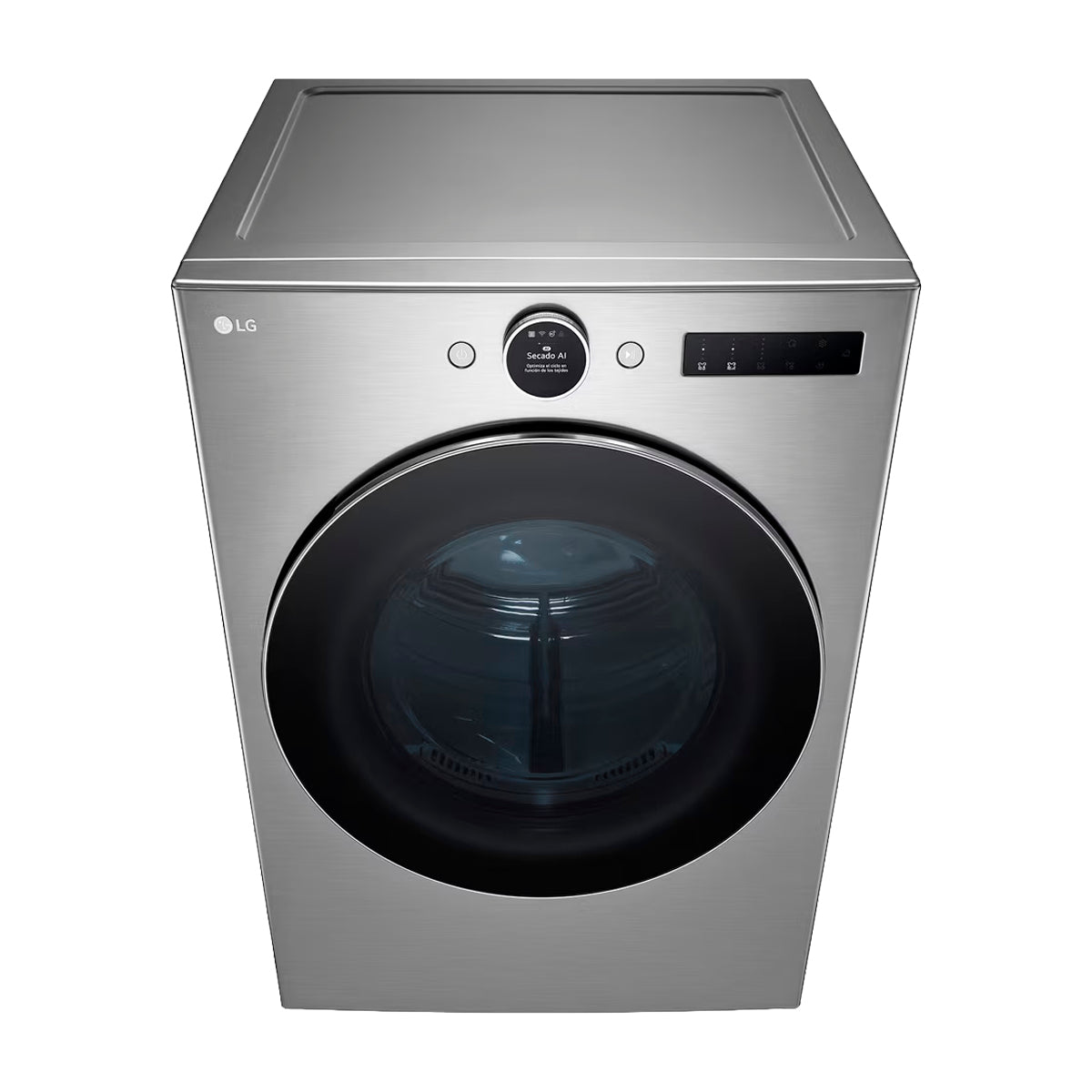 LG Combo Lavadora Automatica Inverter Direct Drive de 23kg y Secadora a Gas de Carga Frontal de 22kg | AI DD | ThinQ | 6 Motion DD | Turbo Wash | Plateado