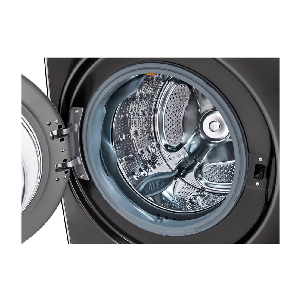LG Combo Lavadora Automatica Inverter Direct Drive y Secadora a Gas de Carga Frontal | 6 Motion DD | TurboWash 360 | 25kg | Negro