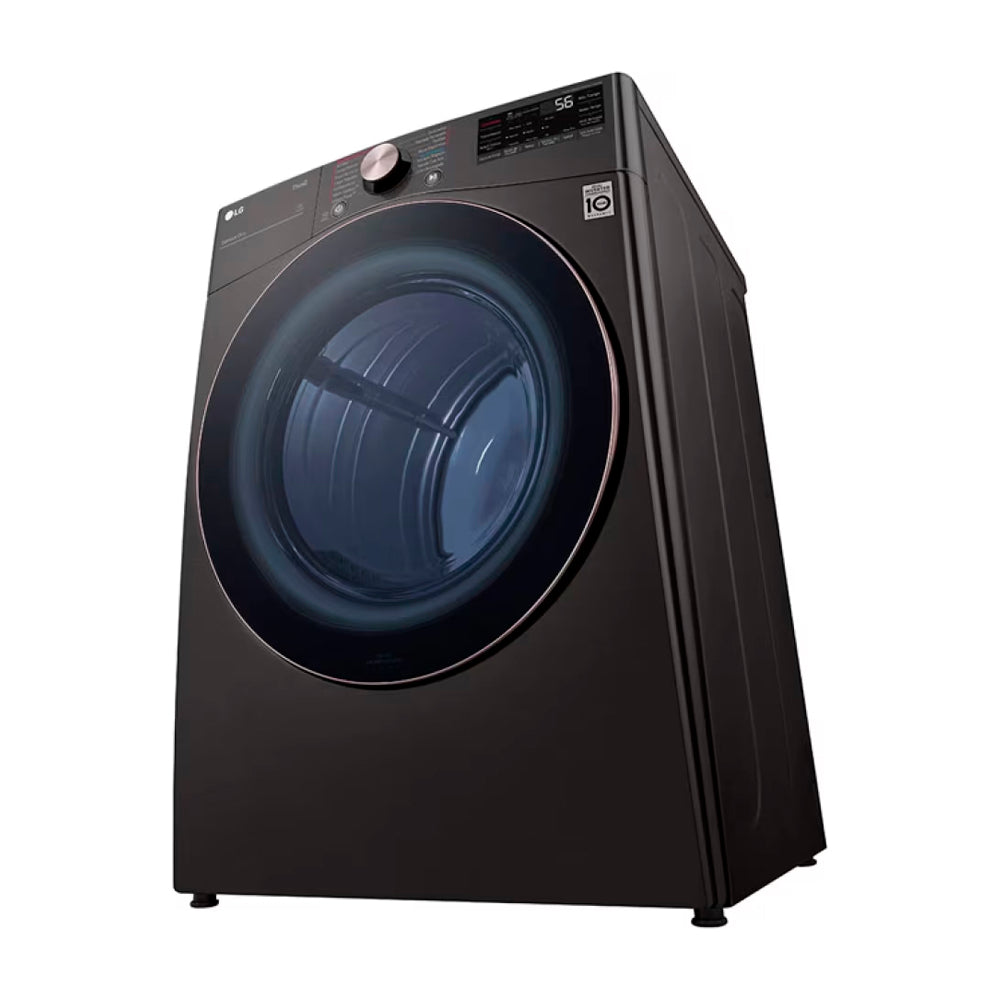 LG Combo Lavadora Automatica Inverter Direct Drive y Secadora a Gas de Carga Frontal | 6 Motion DD | TurboWash 360 | 25kg | Negro