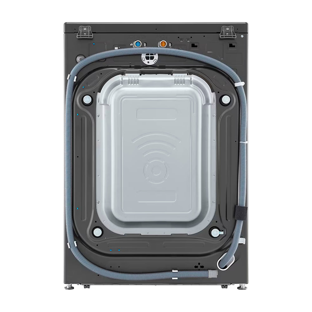 LG Combo Lavadora Automatica Inverter Direct Drive y Secadora a Gas de Carga Frontal | 6 Motion DD | 25kg | Negro Medio