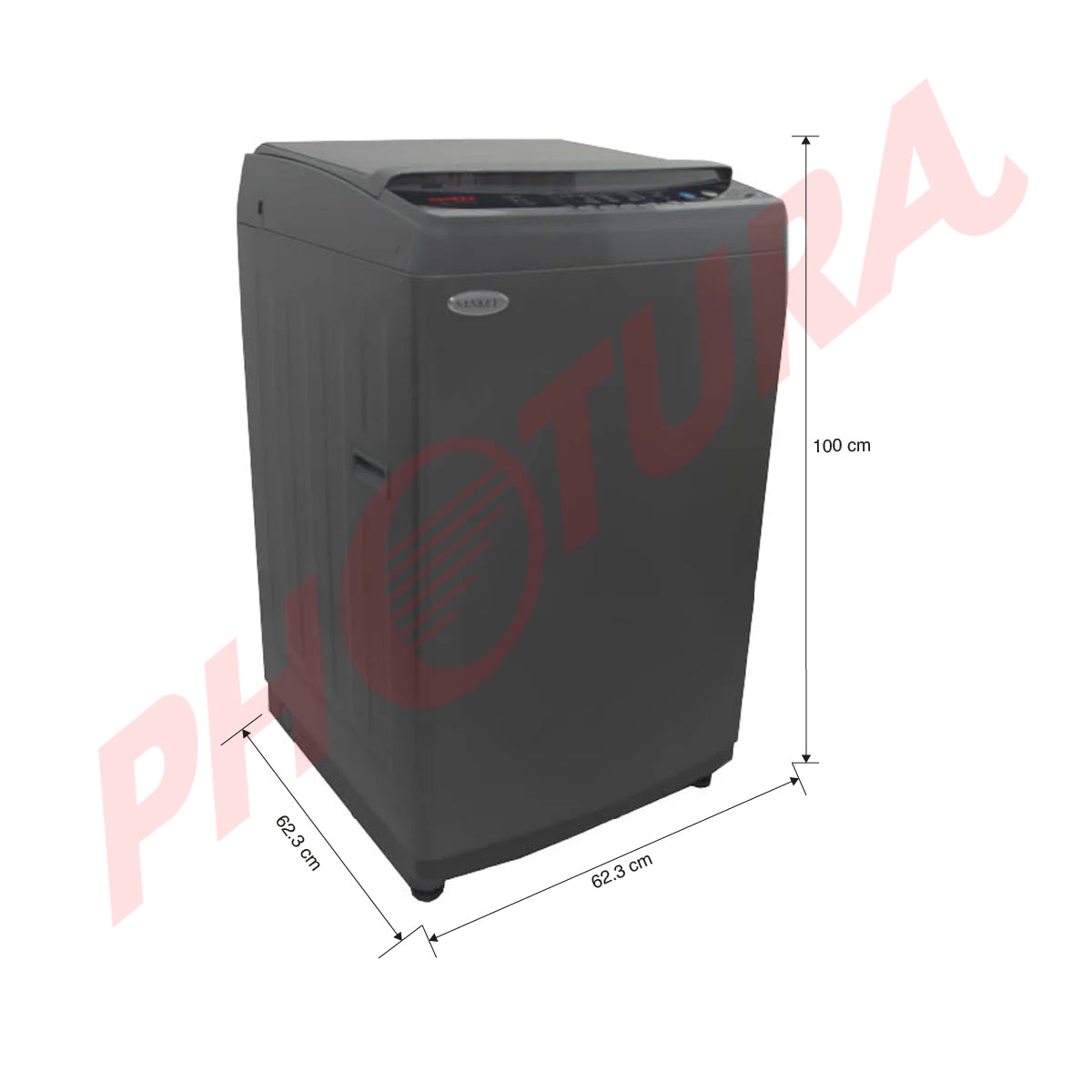 Sankey Lavadora Automática de Carga Superior | Super Silencioso | Programable | Filtrado Total | 13kg | Gris