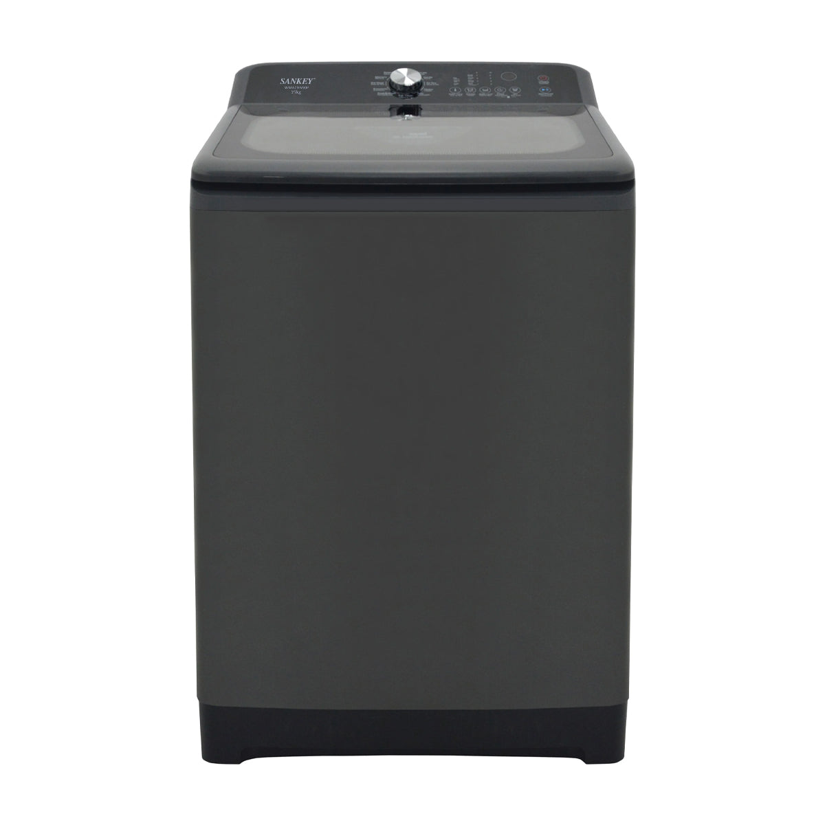 Sankey Lavadora Automática Inverter de Carga Superior | Panel Digital | Super Silencioso | Programable | Filtrado Total | 19kg | Gris